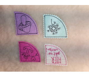 ADVENTSKALENDER 3. Dezember - Stickserie ITH - Buchecken Motive